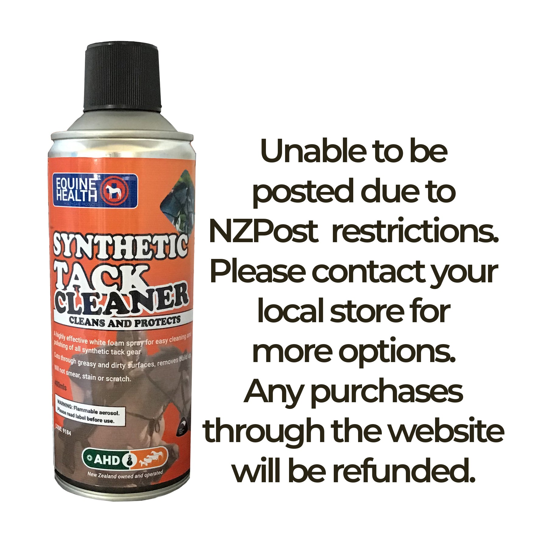 AHD Synthetic Tack Cleaner (400ml)