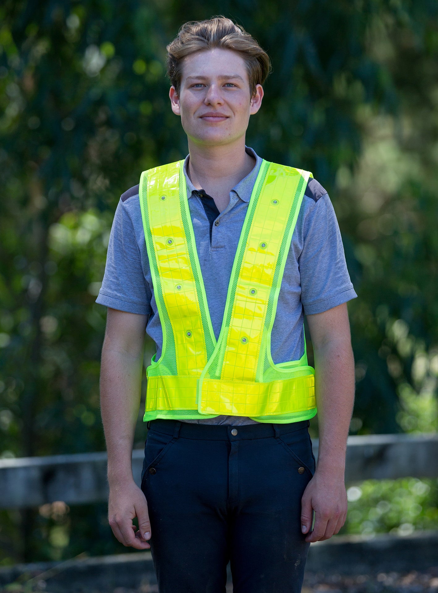 Safety Vest With LED Light Yel(One Size%