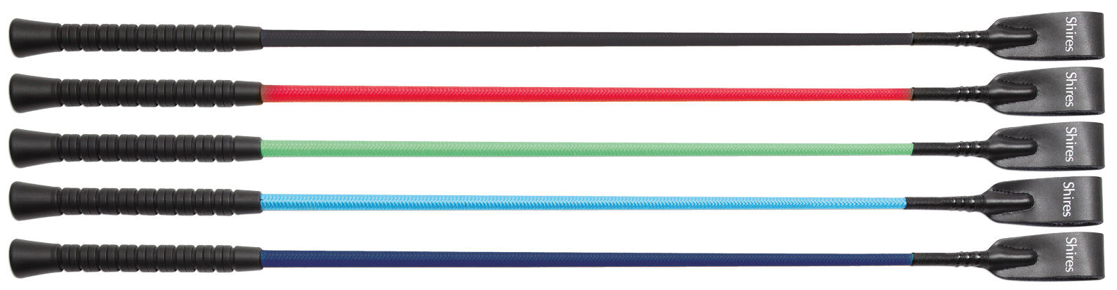 Shires Plain Stem Whip Black / All