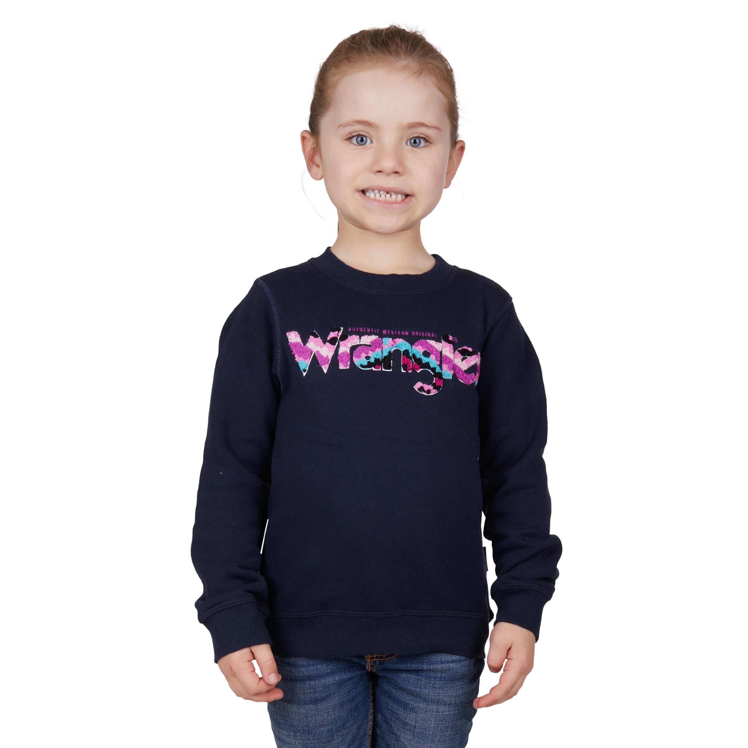 Wrangler Girls Doloris Crew % Navy / 10