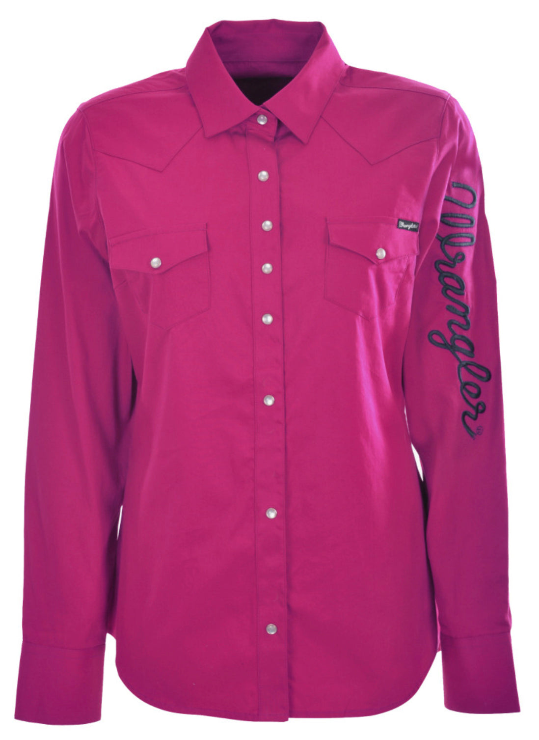 Wrangler Wms Logo Drill Shirt Aqua / 10