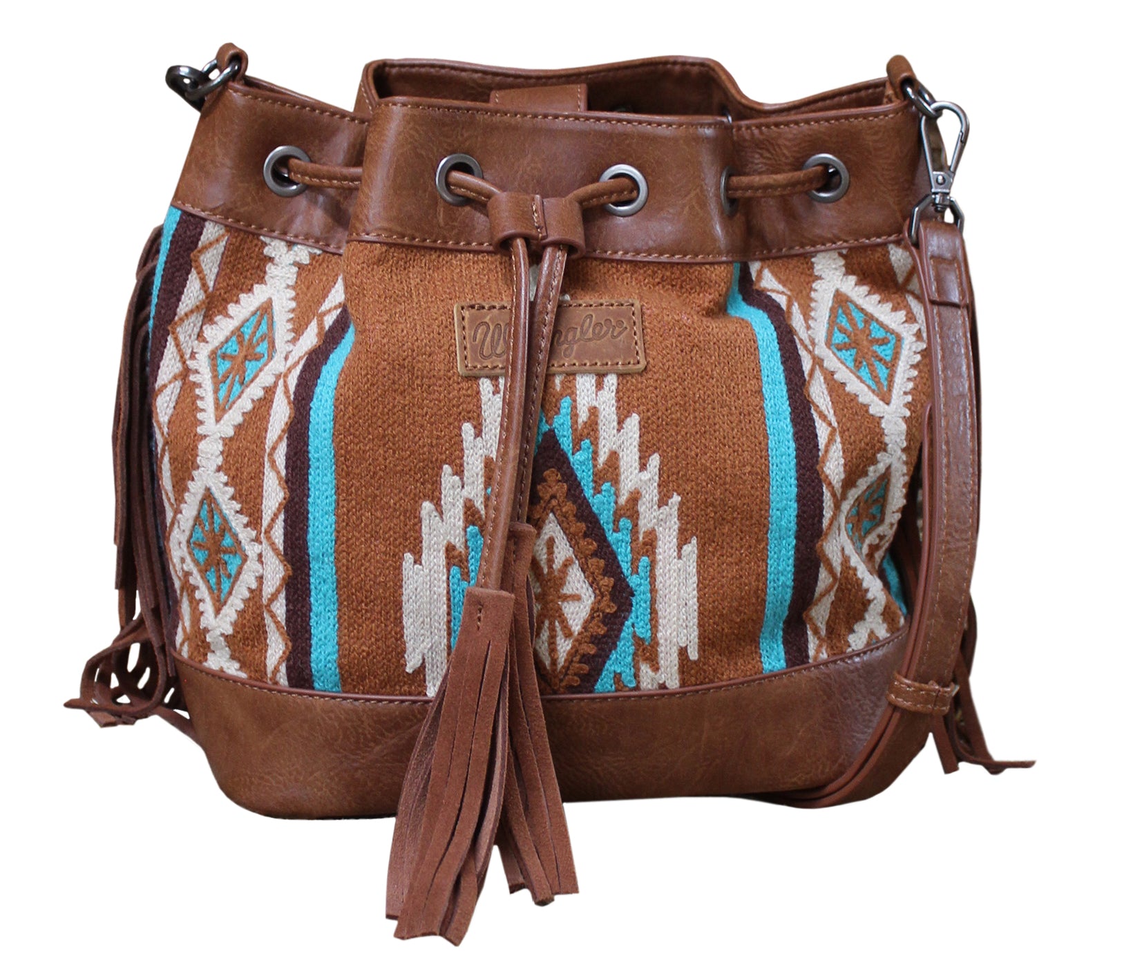 Wrangler Maya Aztec Bucket Bag Black / All