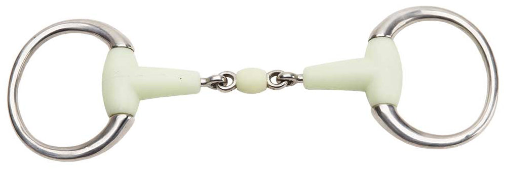 Zilco Training Snaffle Wht Mth White / 12.5cm
