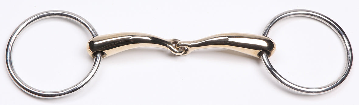 Zilco Curved Gold Jointed Snaffle One / 5