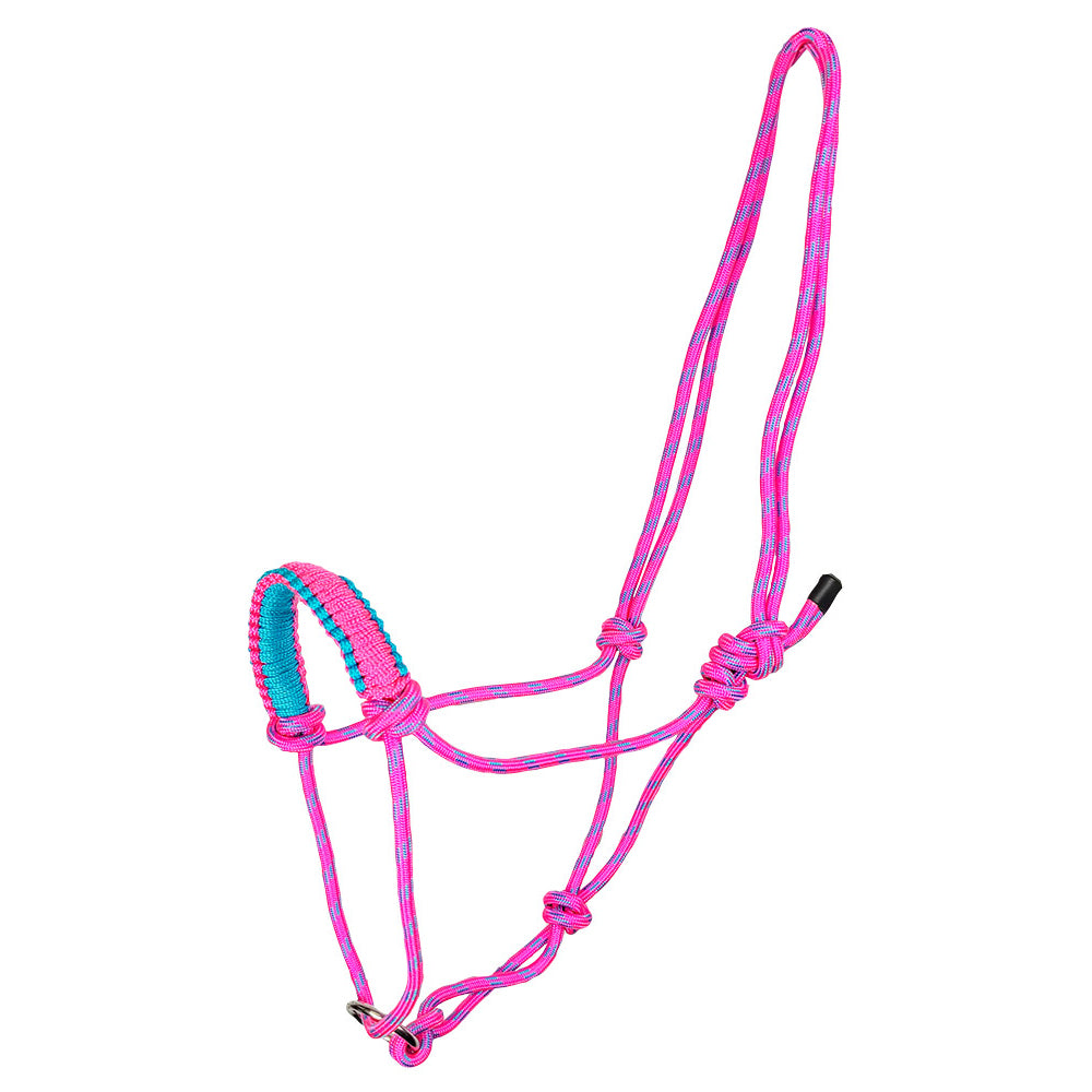 Zilco Knotted Rope Halter Ring Black / Cob