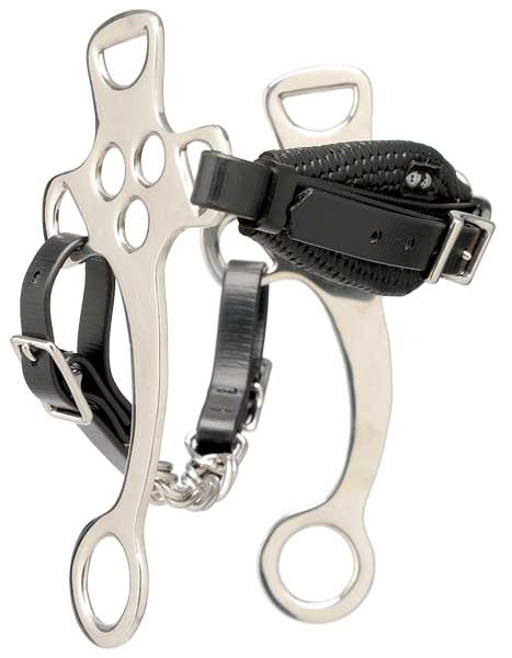 Zilco Hackamore SS w/PVC Nose (Black)