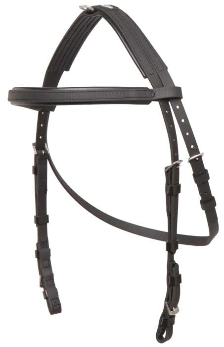 Zilco Hackamore Bridle Head Black / Cob