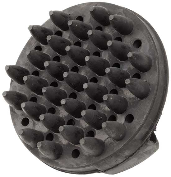 Zilco Rubber Curry Comb Groomer Round