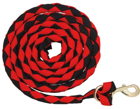 Zilco Plaited Nylon 2 Tone Lead Black/Red / All