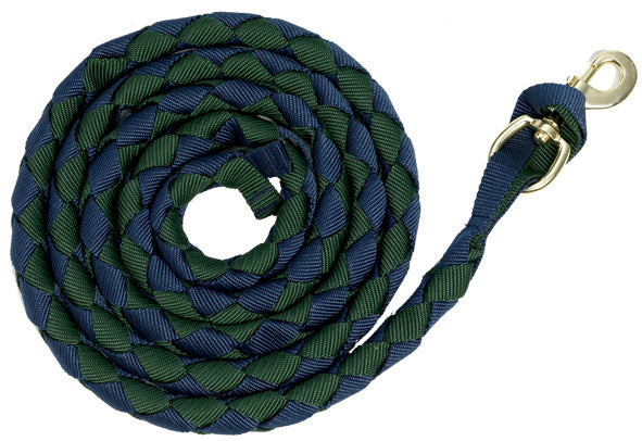 Zilco Plaited Nylon 2 Tone Lead Navy/Green / All