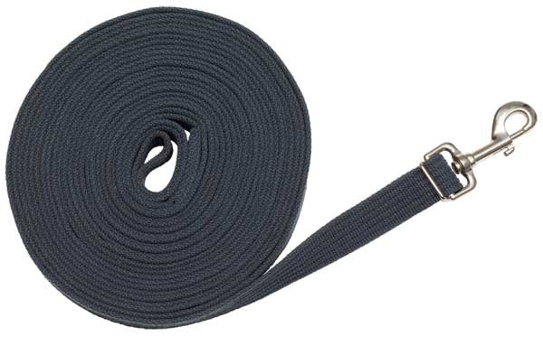 Zilco Acrylic Lunge lead 9mtr Black / 9mtr