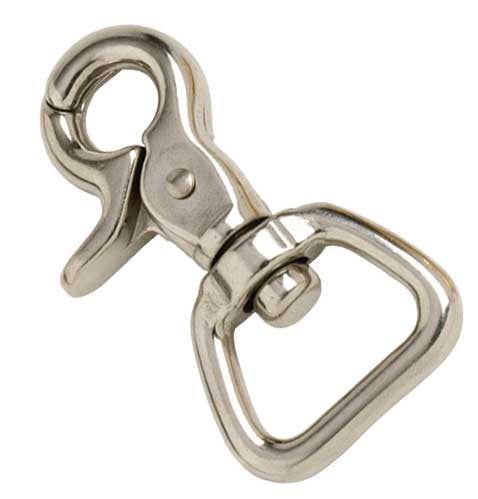 Zilco Snap Hooks NP Square Eye Med 25mm
