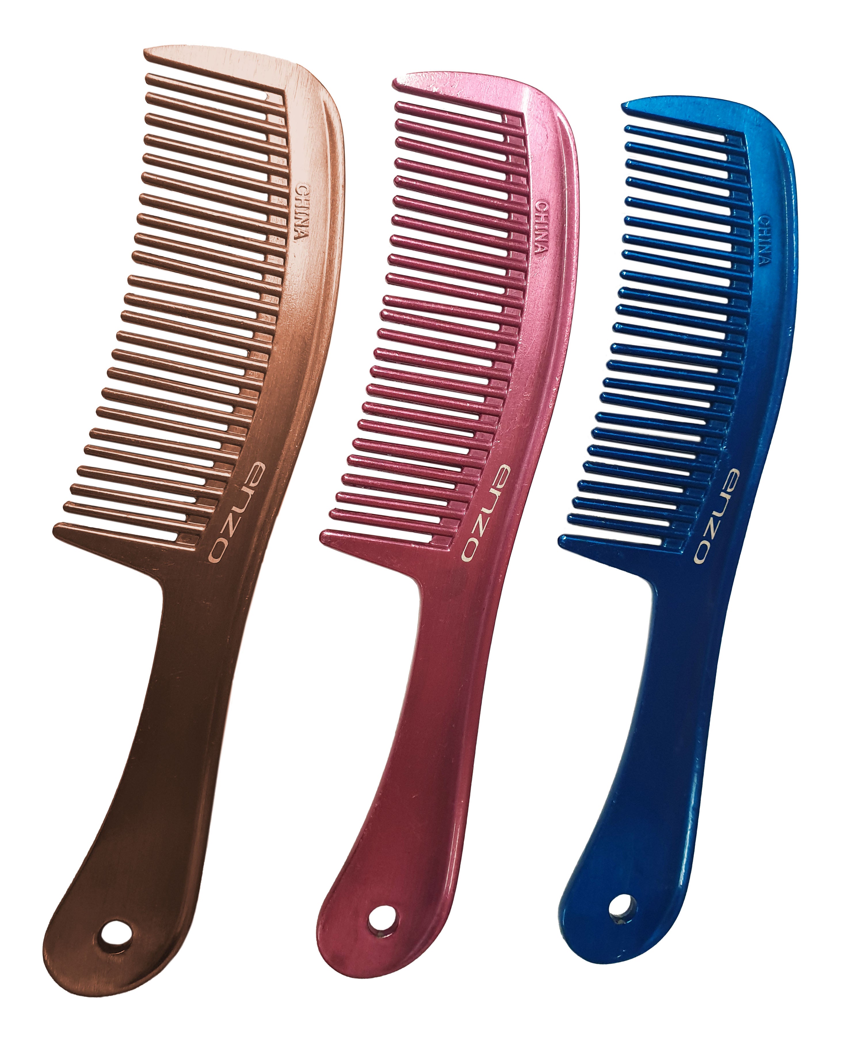 Enzo Aluminium Mane Comb w/Handle
