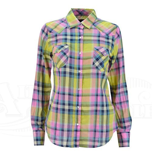 Wrangler Mns KilcoyCheck Shirt (S Red)%