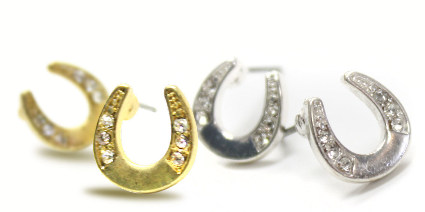 Horse Shoe Earrings SS