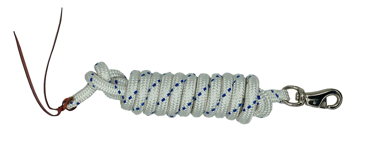 Enzo Pro Horsemanship Lead12ft (Black/Blue)