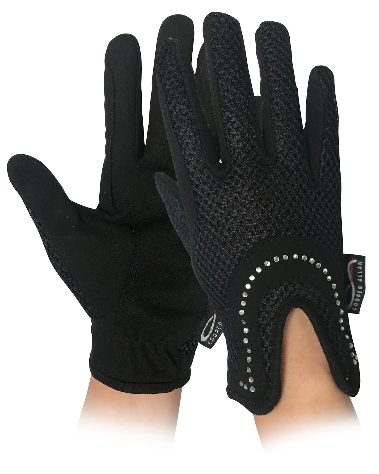 Breathable Glove with Diamante%