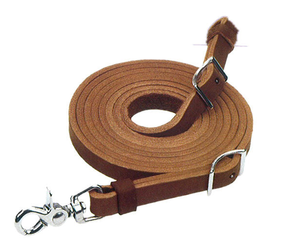 Weaver Latigo Lthr Flat Roper Reins 5/8%