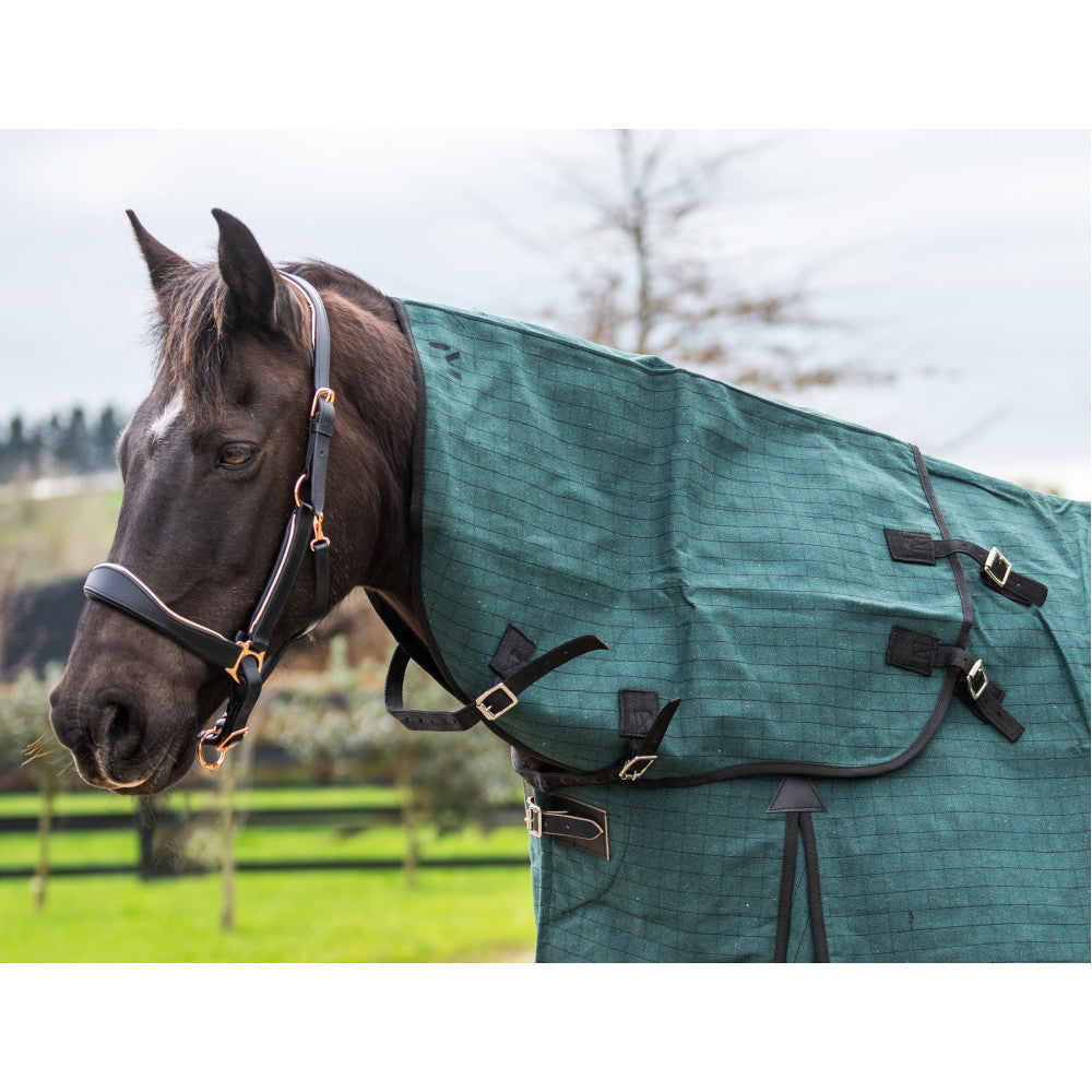 15oz Base Satin Lined Neck Green / Large