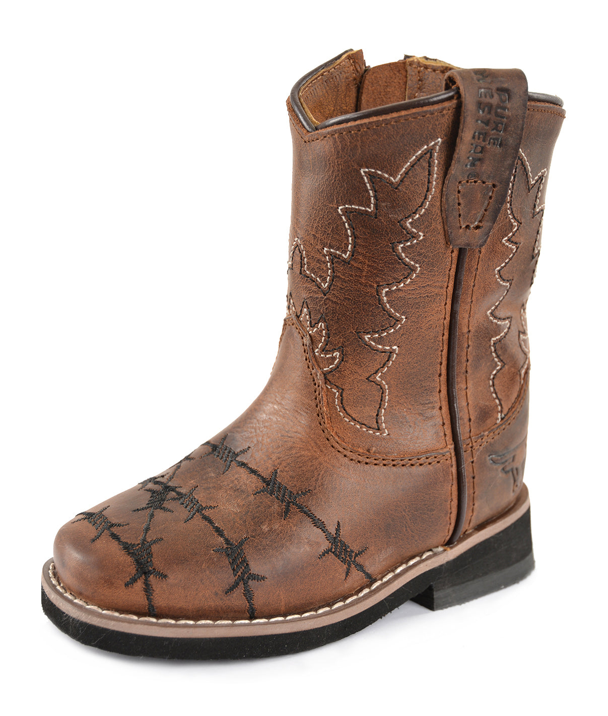 Pure Western Molly Toddler (8 Brn/Pink)
