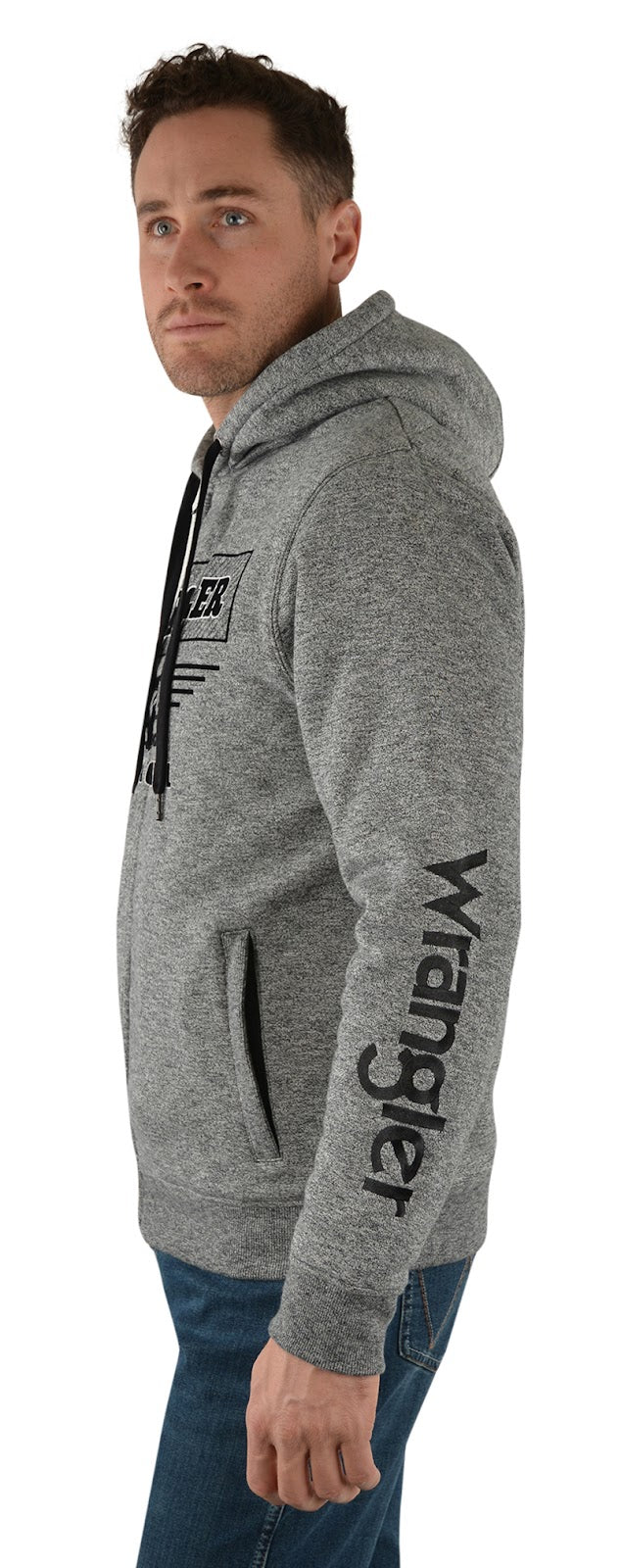 Wrangler Men Mark Zip Hoodie%