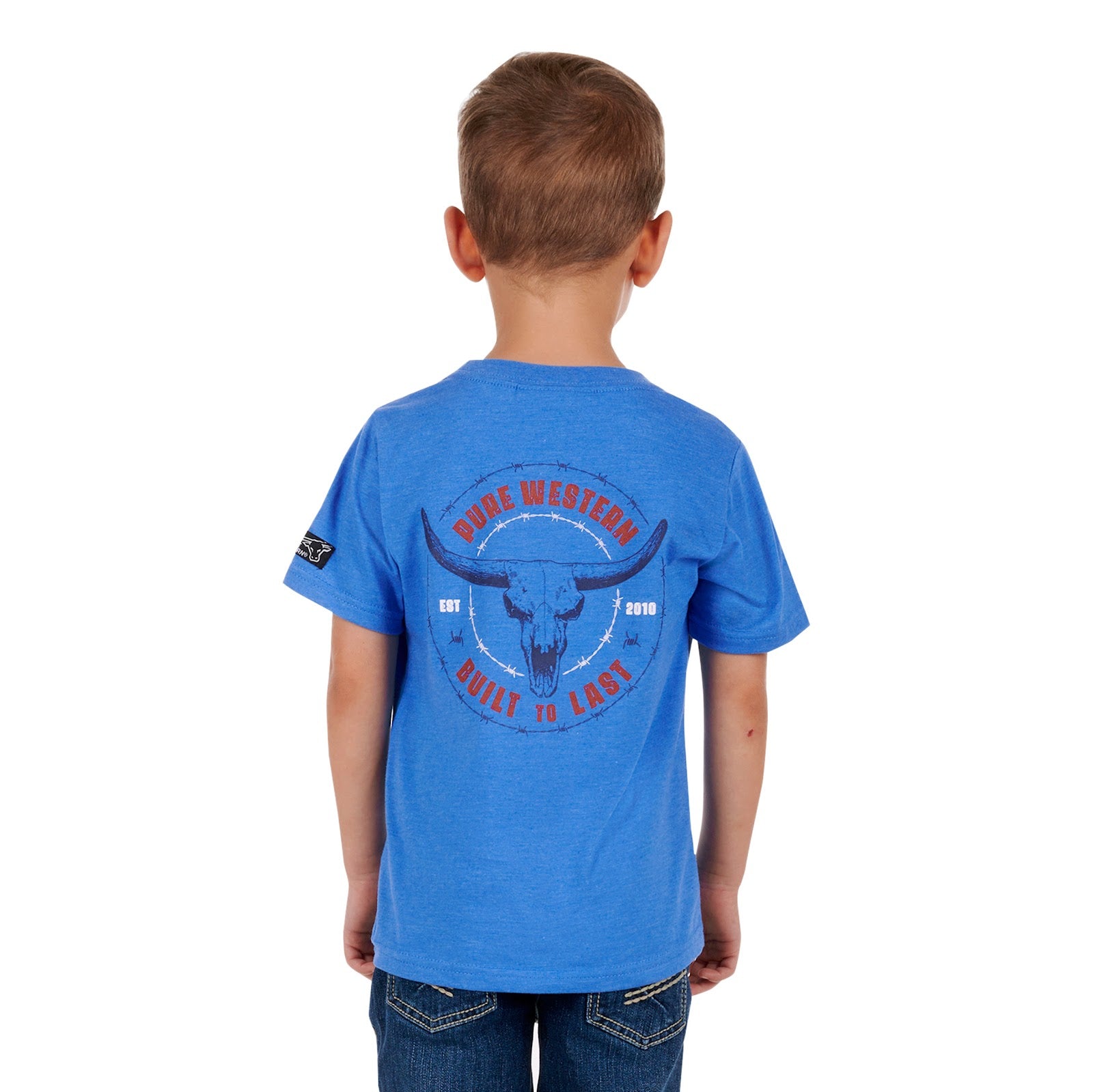 Pure Western Boy Walker Short Sleeve Tee%