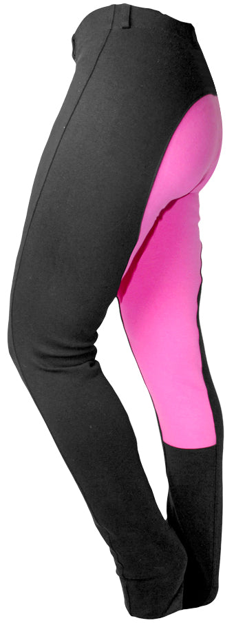 CA Ladies Two Tone Jods (10 Blk/Pink)%