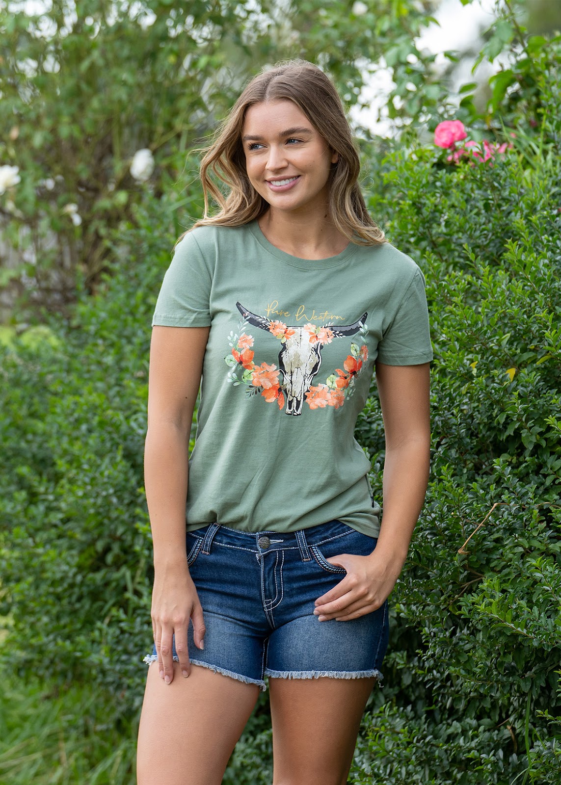 Pure Western Blossom Tee%