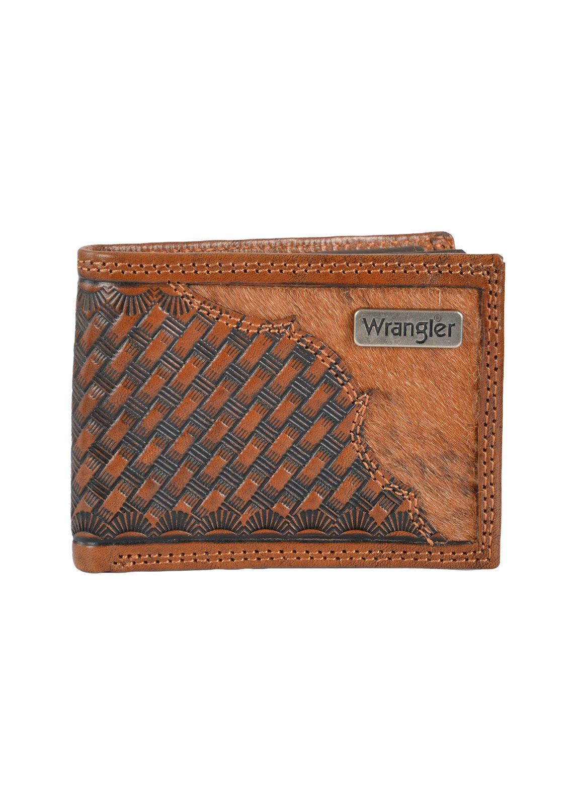Wrangler Cowprint Wallet%