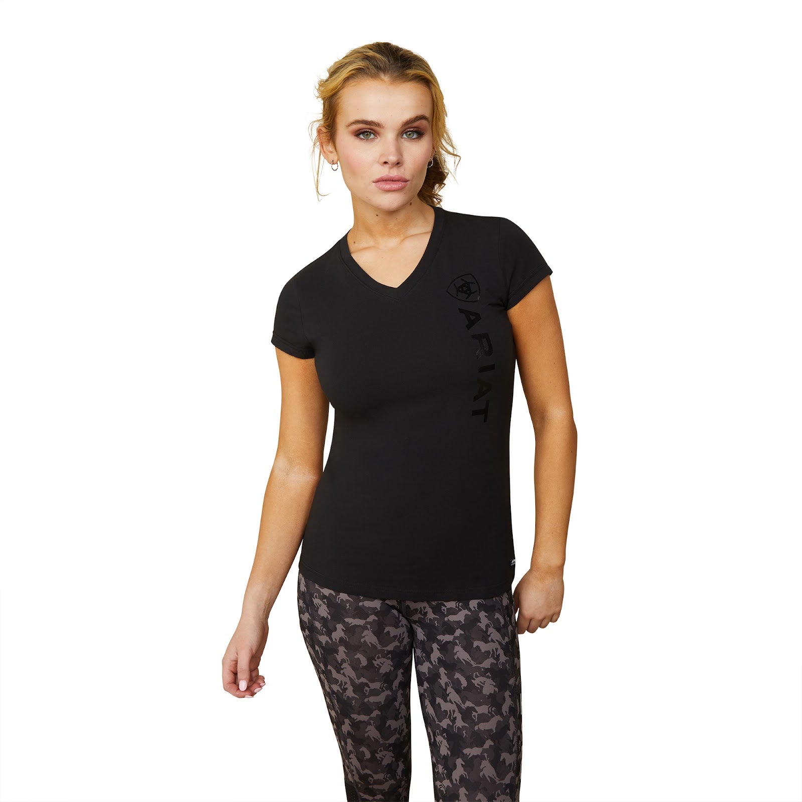 Ariat Womens Vertical Short Sleeve TShirt%