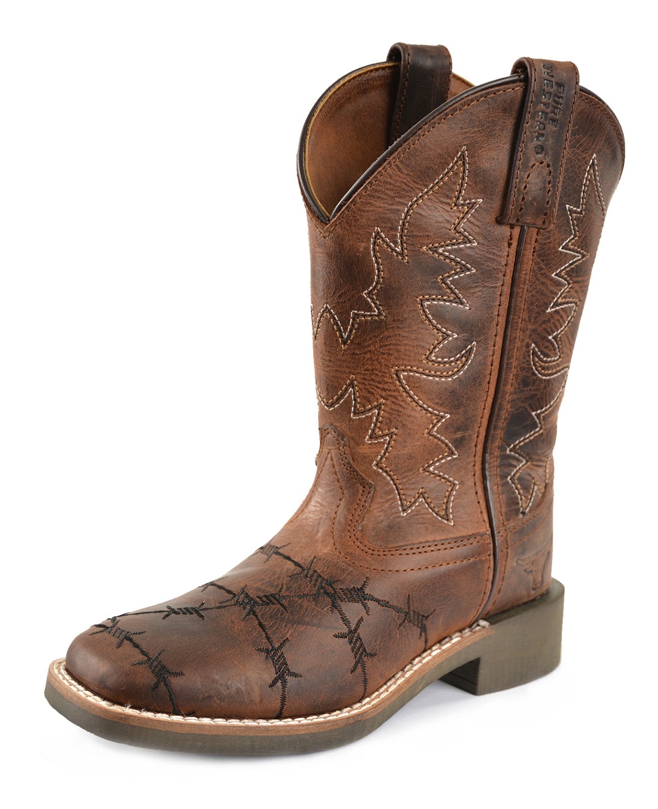 Pure Western Child Carson Boot (13 Brn)%