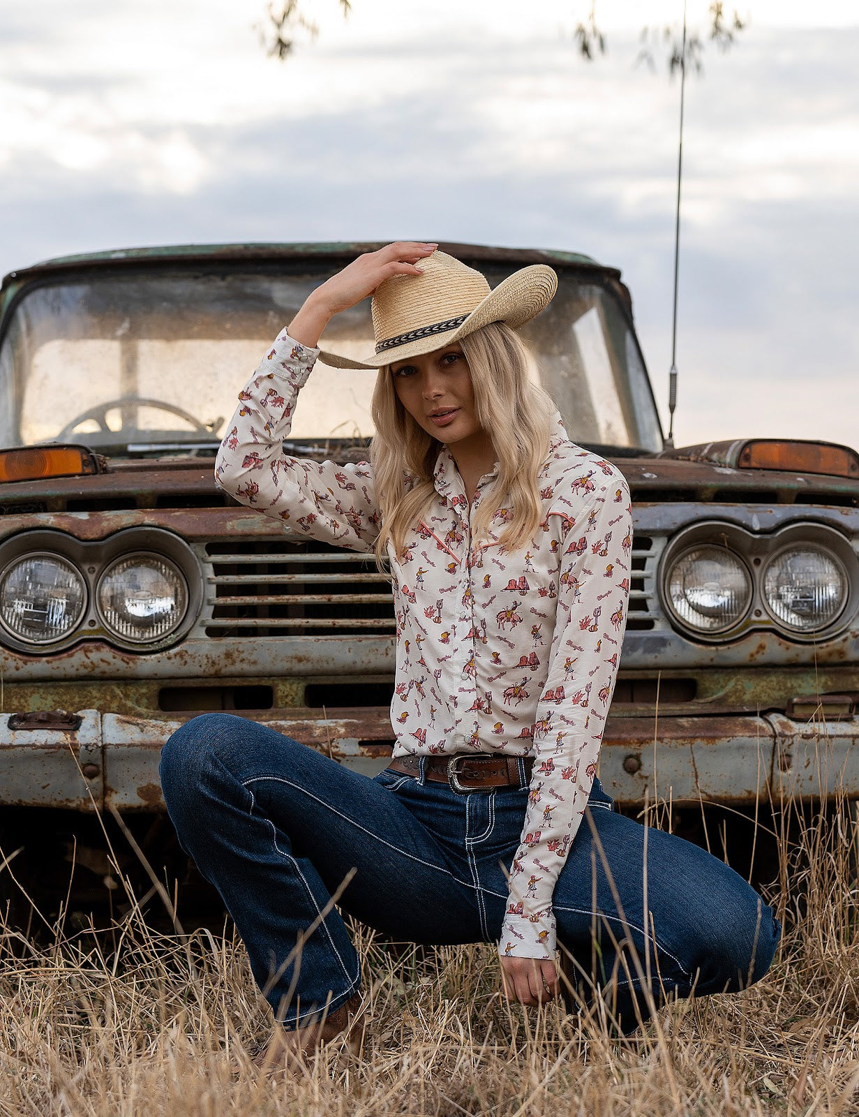Wrangler Womens Becky Long Shirt%