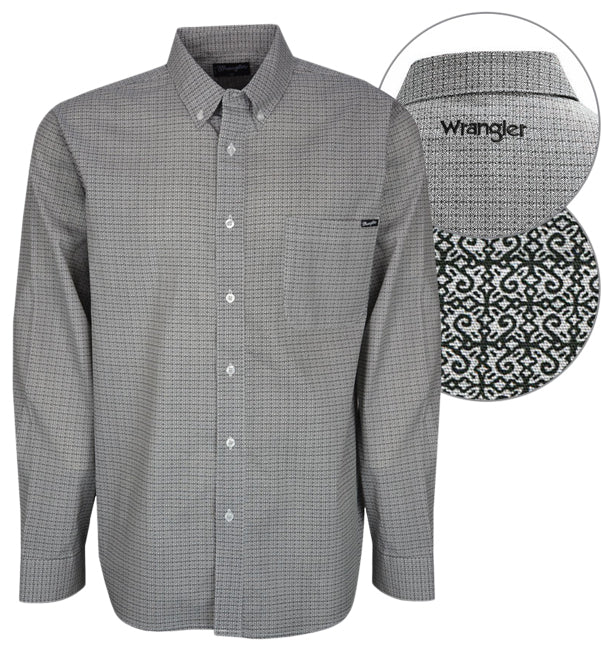 Wrangler Mens Alex Print Shirt%