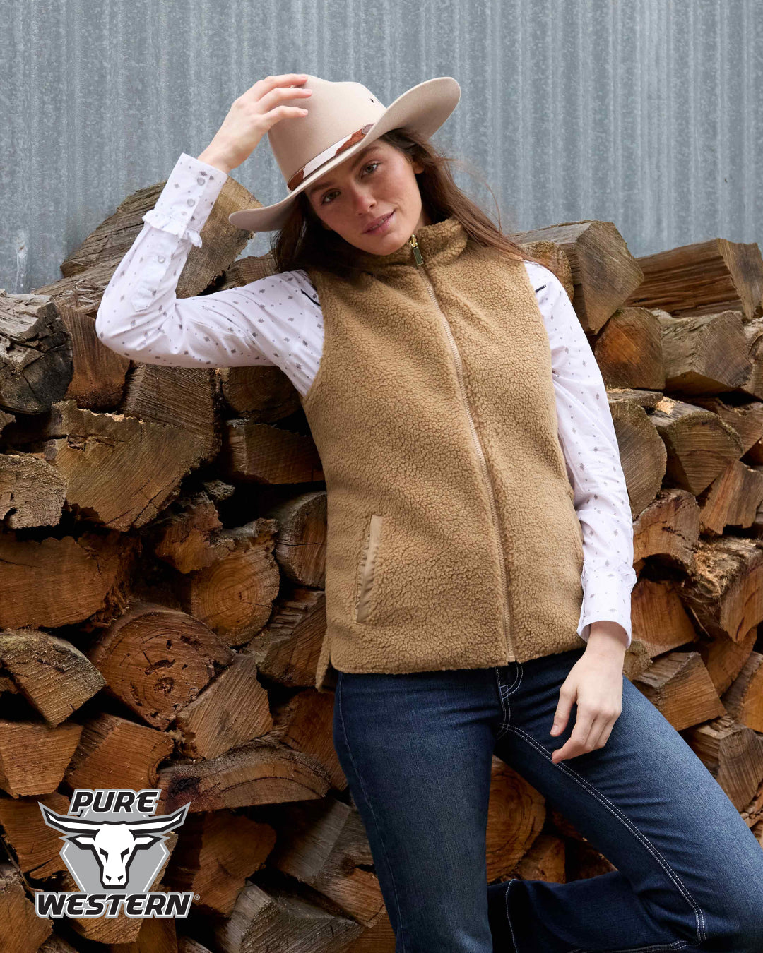 Pure Western Sherri Reversible Vest