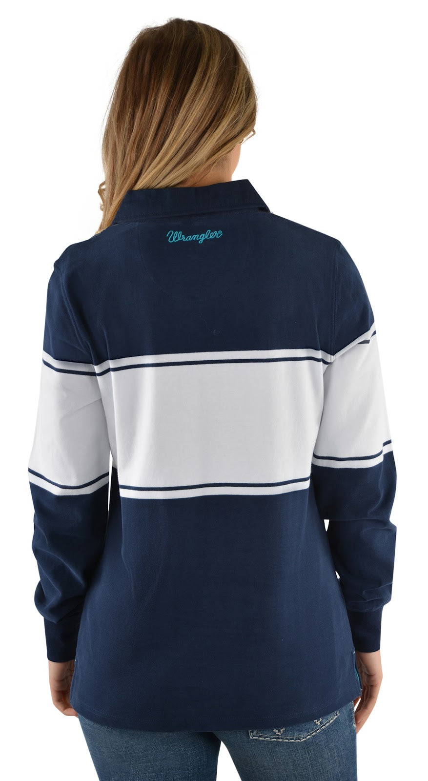 Wrangler Womens Belle Long Sleeve Rugby%