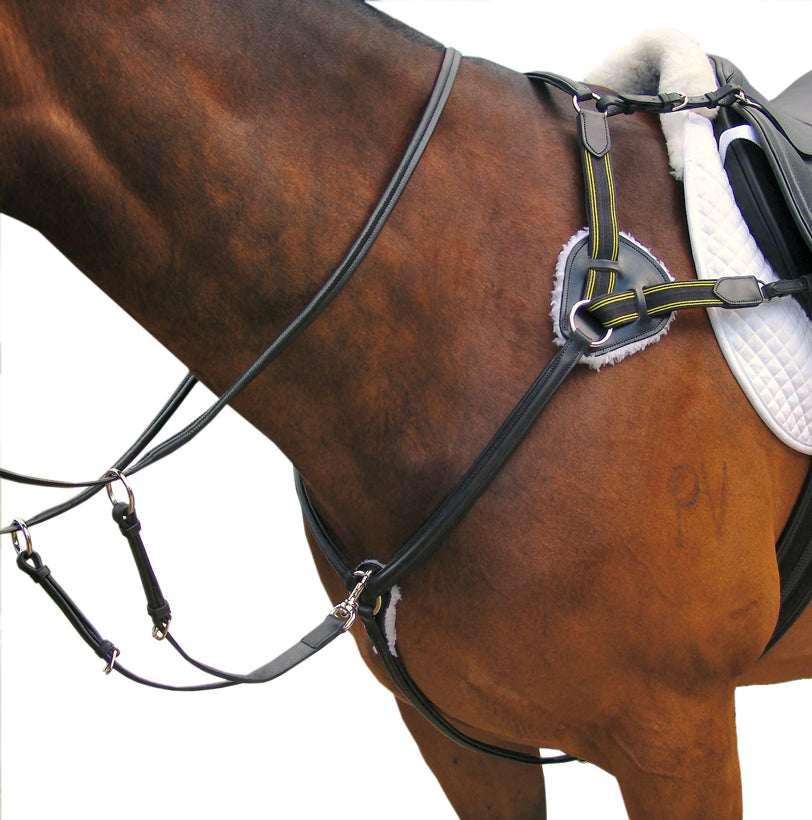 Enzo Euro Five Point Breastplate (C Brn)
