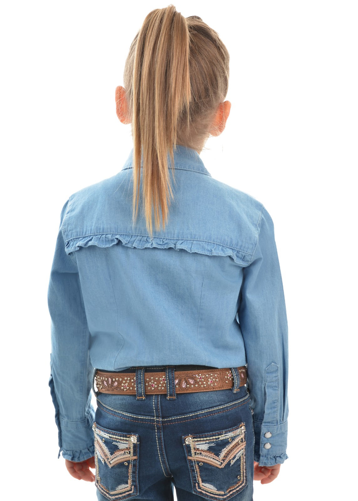Pure Western Girls Darcy Cham Shirt%