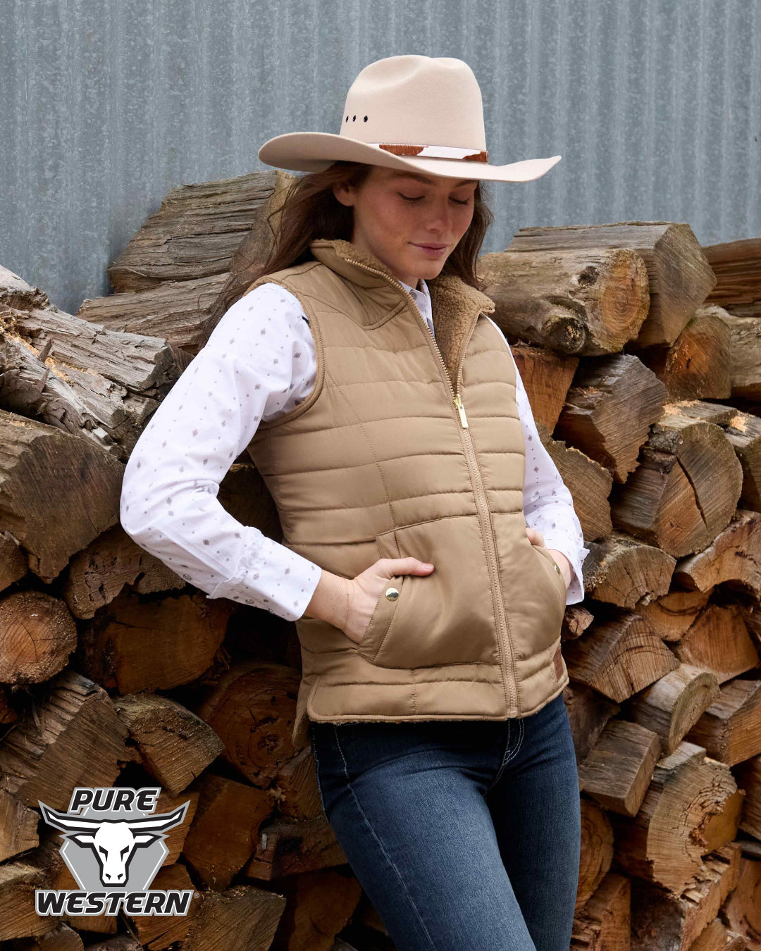 Pure Western Sherri Reversible Vest