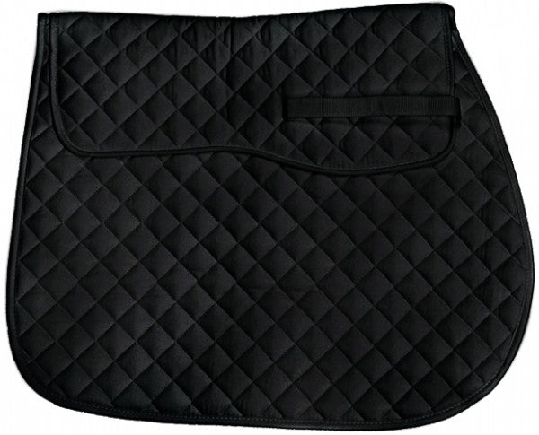 Saddle Pad W/Back Pad Pocket (White)%
