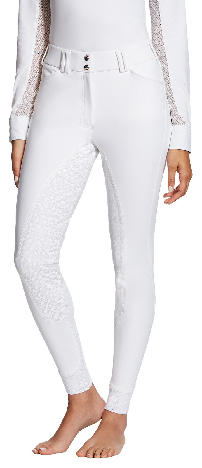 C-Ariat Womens Tri Factor Full Grip(30 Wht)