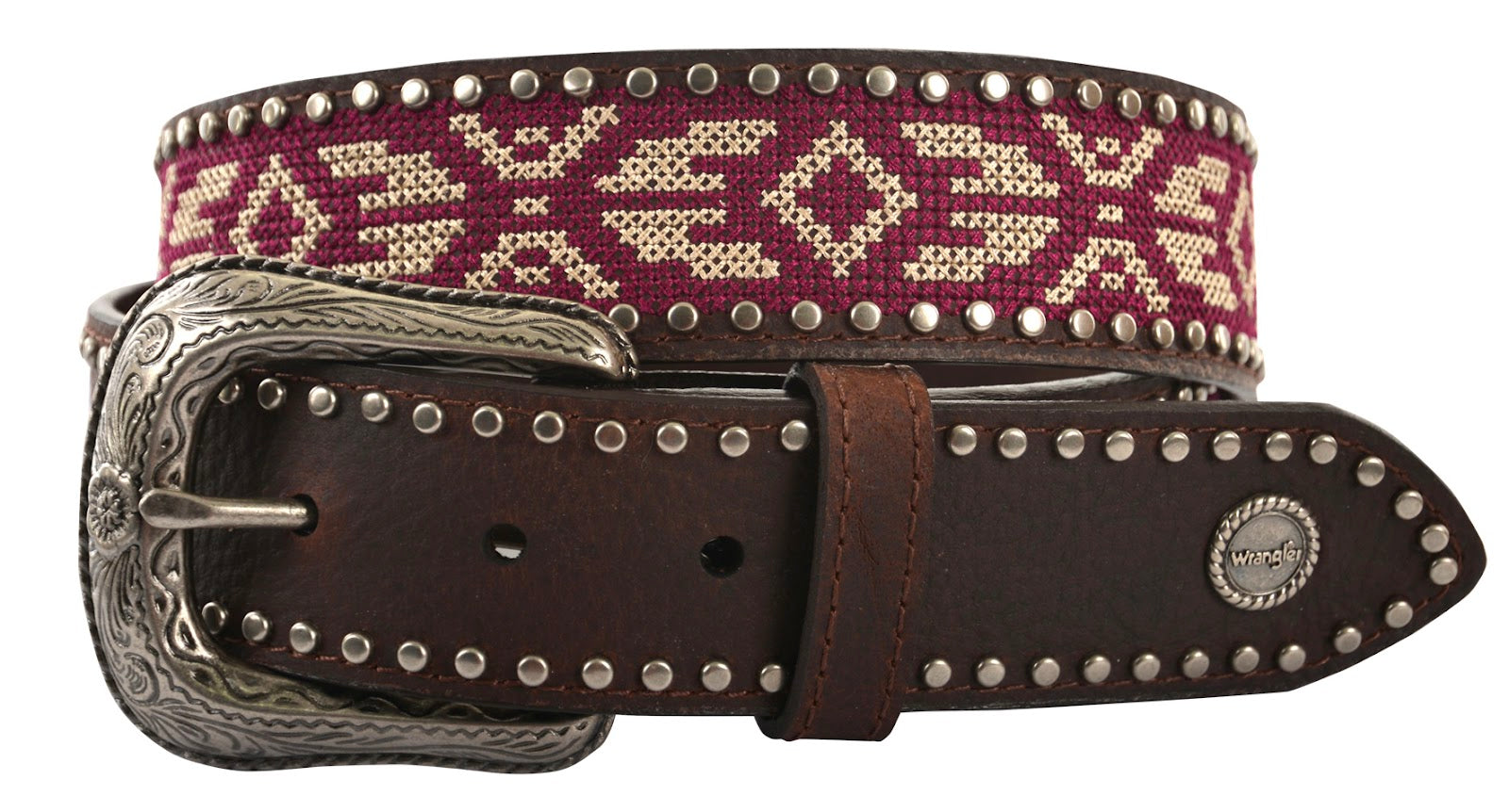 C-Wrangler Womens Dulcie Belt(Brown/Teal 30%
