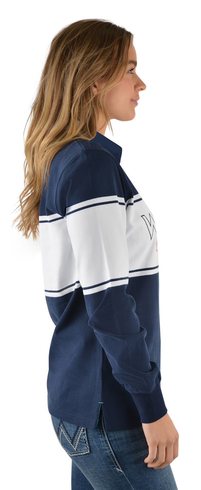 Wrangler Womens Belle Long Sleeve Rugby%