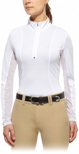 Ariat Womens Sunstopper Top (L White)%