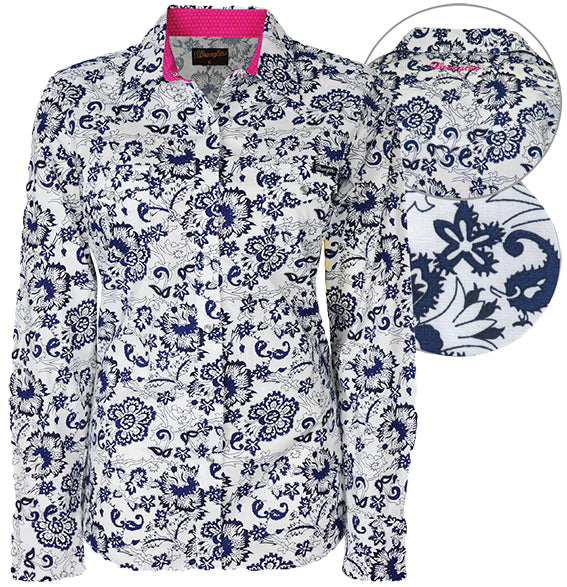 Wrangler Wms Aliya Stretch Shirt (16)%