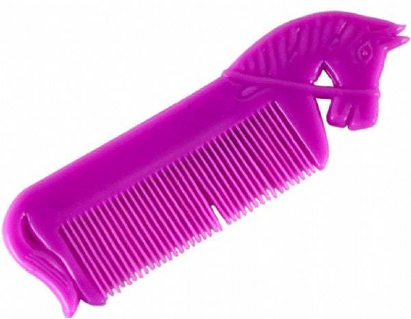 Plastic Horsehead Mane Comb