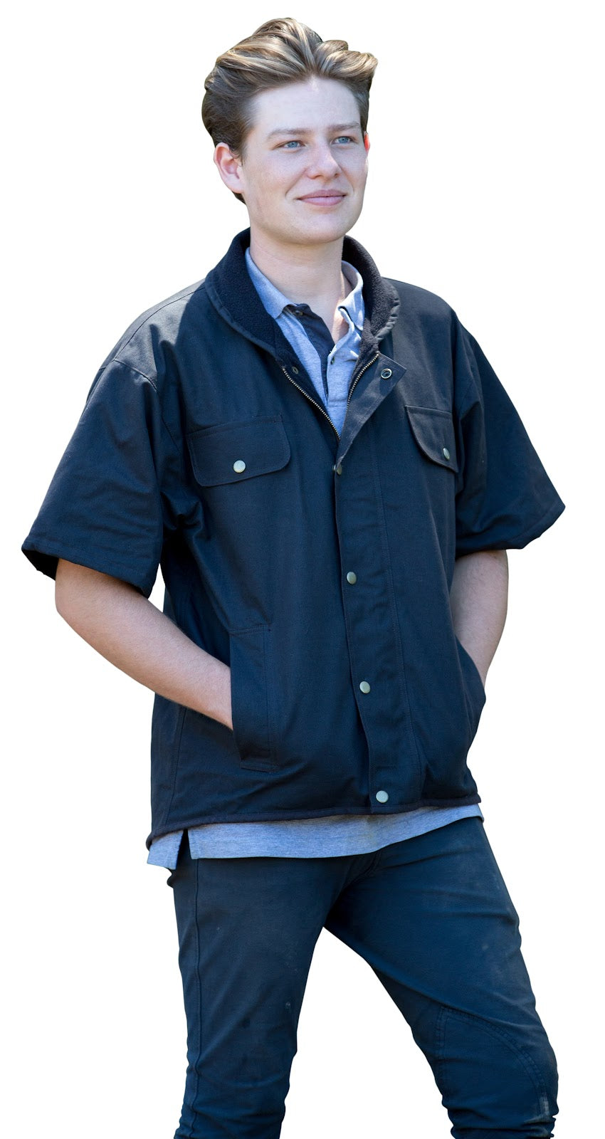 Oilskin Coat Short Sleeve%