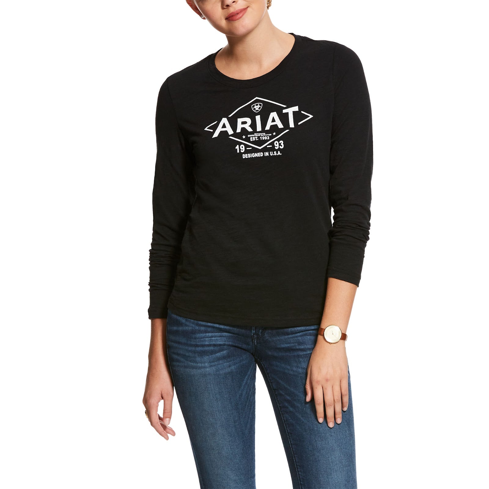 Ariat Wms 3D Logo SS T-shirt (S Amaranth
