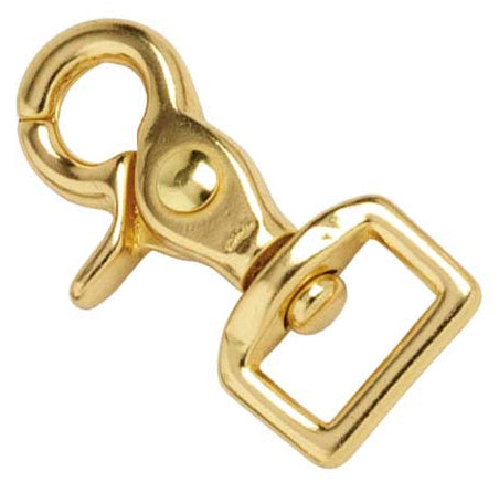 Zilco Snap Brass Round Eye (13mm)