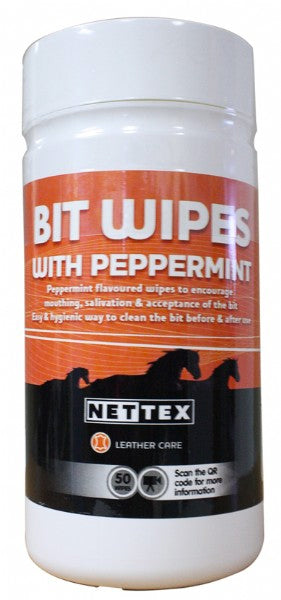 Nettex Bit Clean Wipes (Peppermint)%