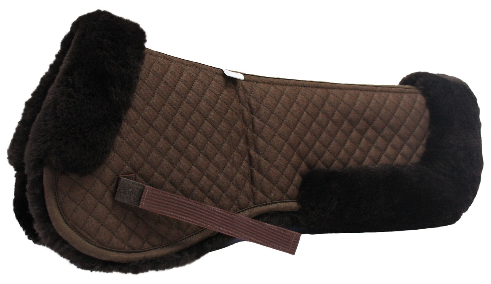 Enzo Sheepskin Show Pad (Cob Blk/Ntrl)%